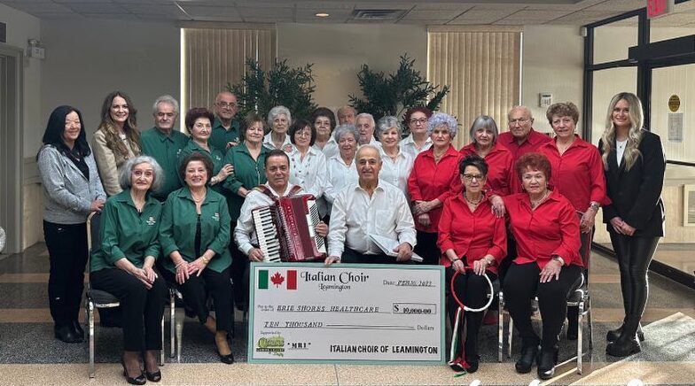 The Italian Choir Gives $10,000 to MRI Coming to ESHC
